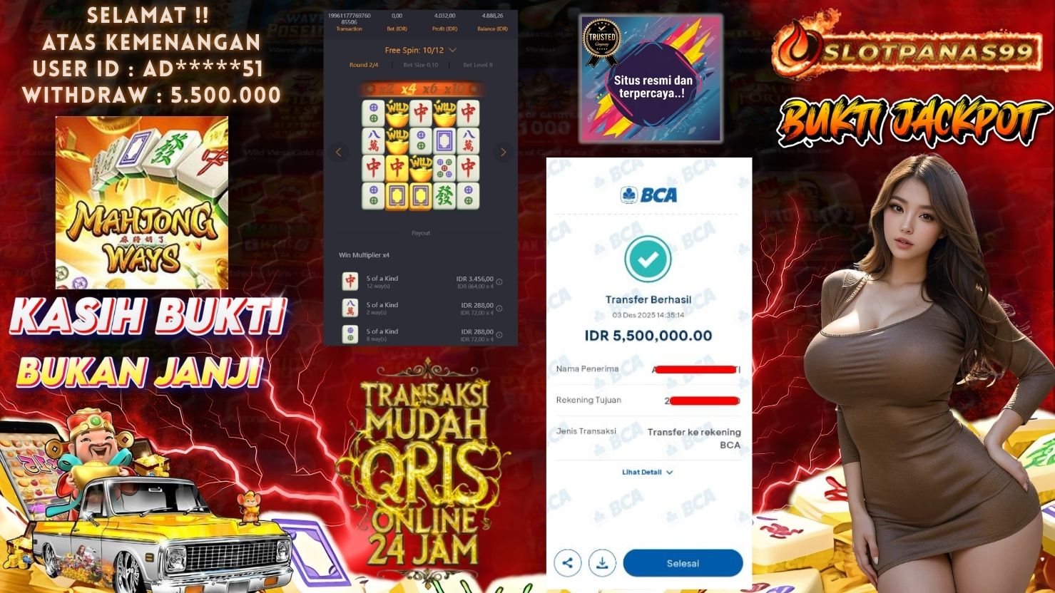 SLOTPANAS99 JACKPOT SLOT MAHJONG WAYS